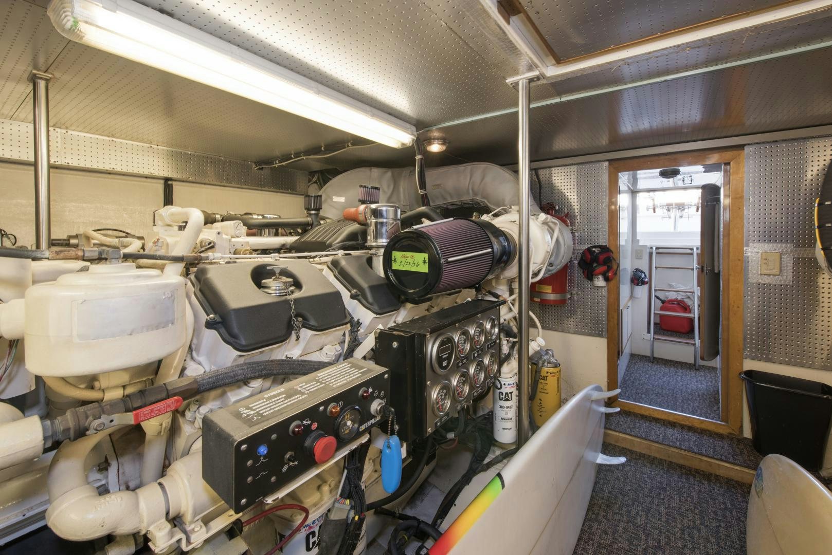 a room with equipment and other objects aboard LEGACY Yacht for Sale