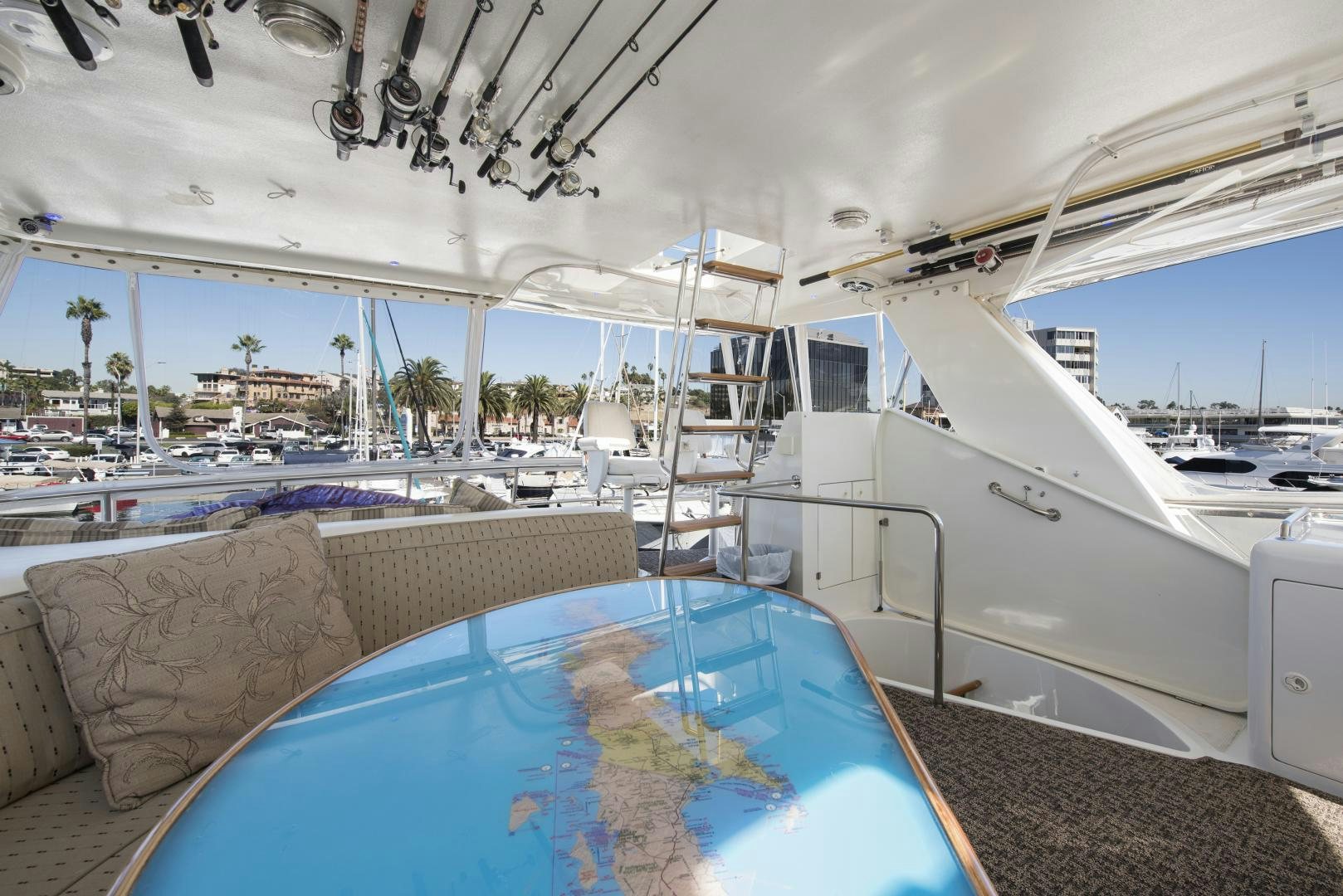 a large swimming pool aboard LEGACY Yacht for Sale