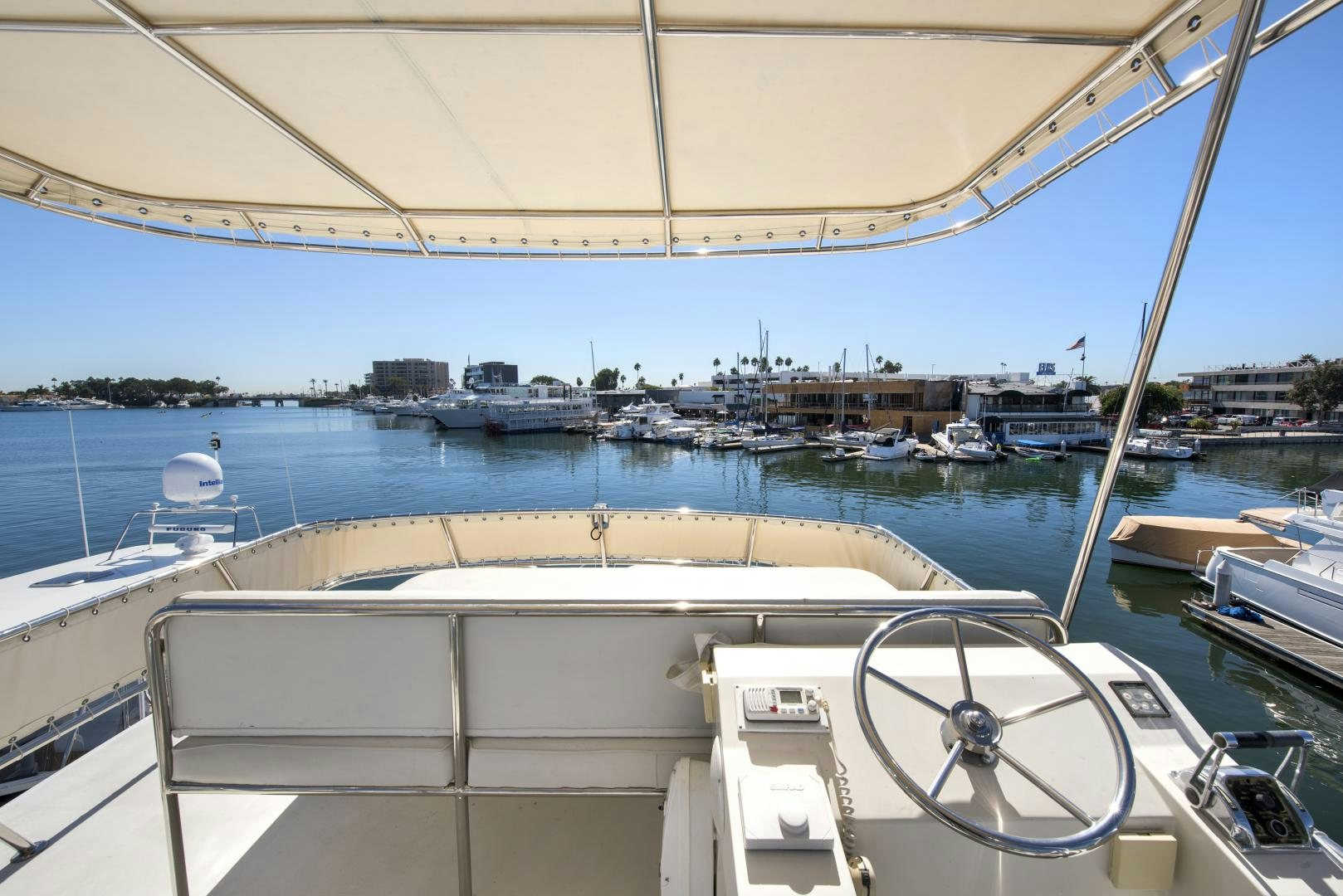 a boat on the water aboard LEGACY Yacht for Sale