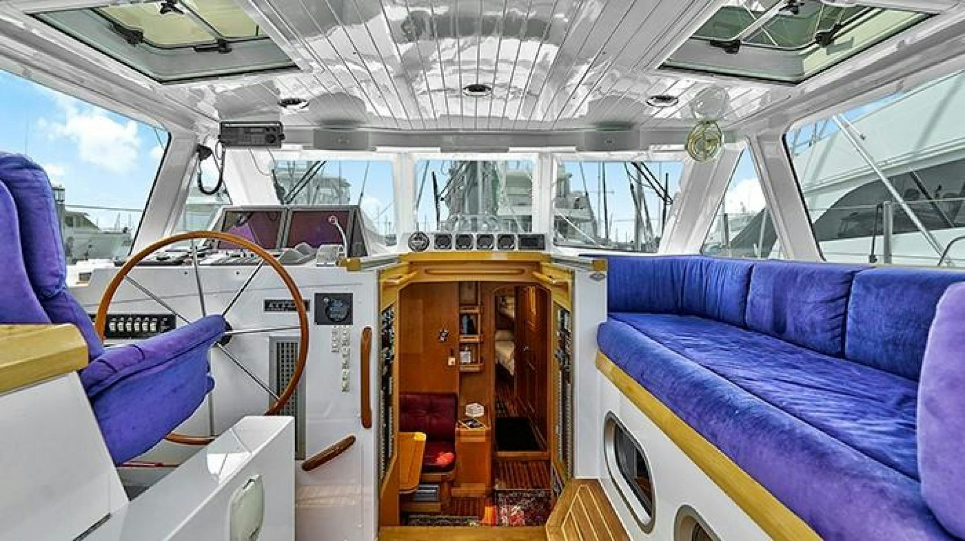 inside of a bus aboard MAYA Yacht for Sale