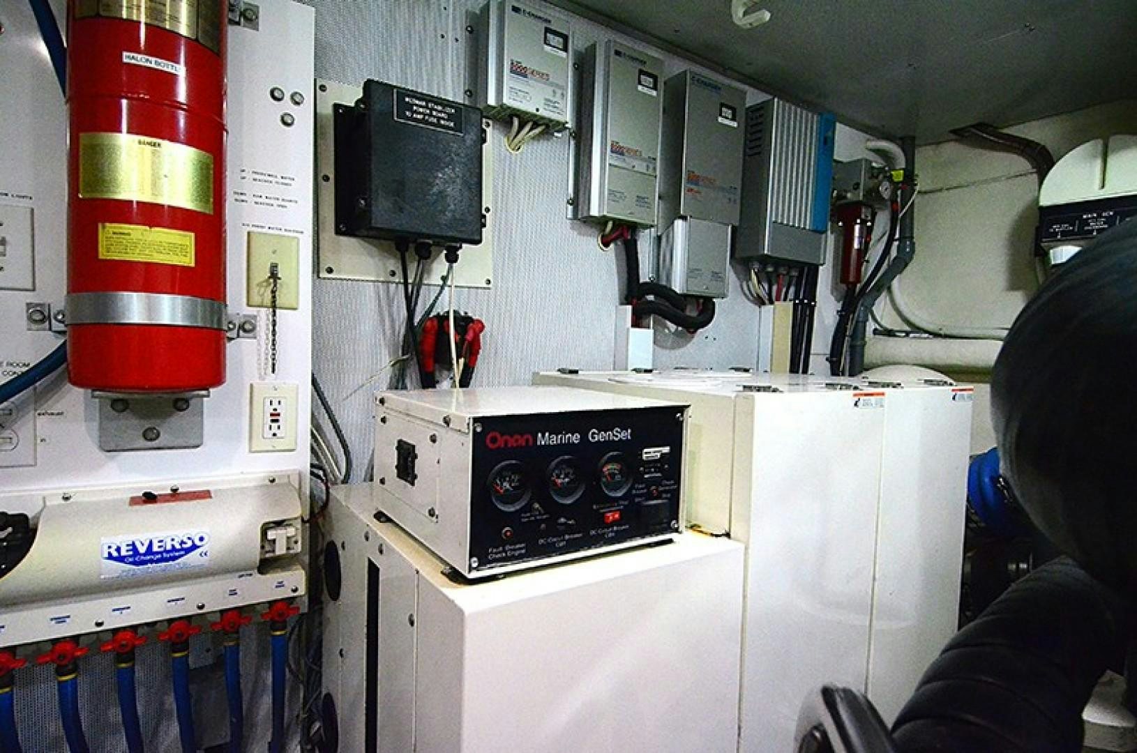 a machine with a few wires aboard 4 PRINCESSES Yacht for Sale