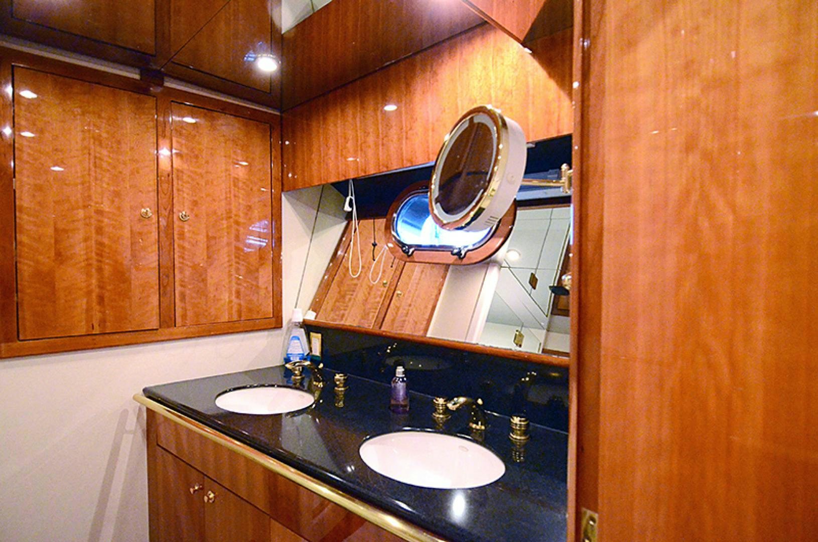 a bathroom with two sinks aboard 4 PRINCESSES Yacht for Sale