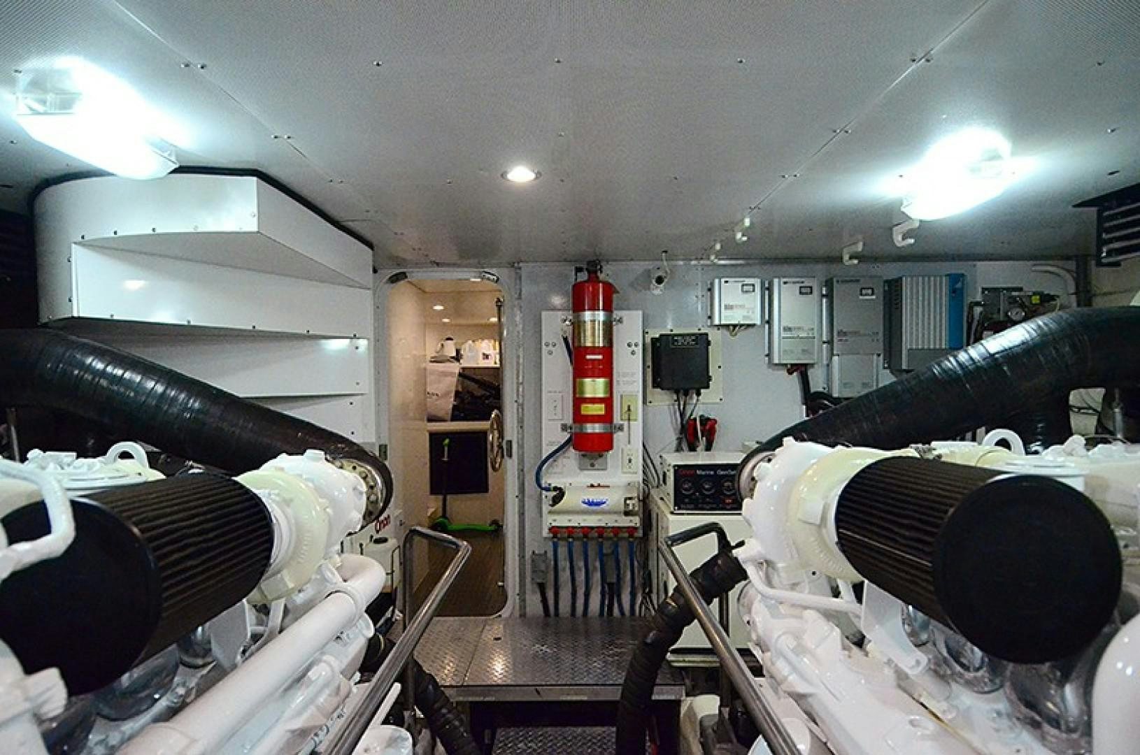 a room with machinery and equipment aboard 4 PRINCESSES Yacht for Sale