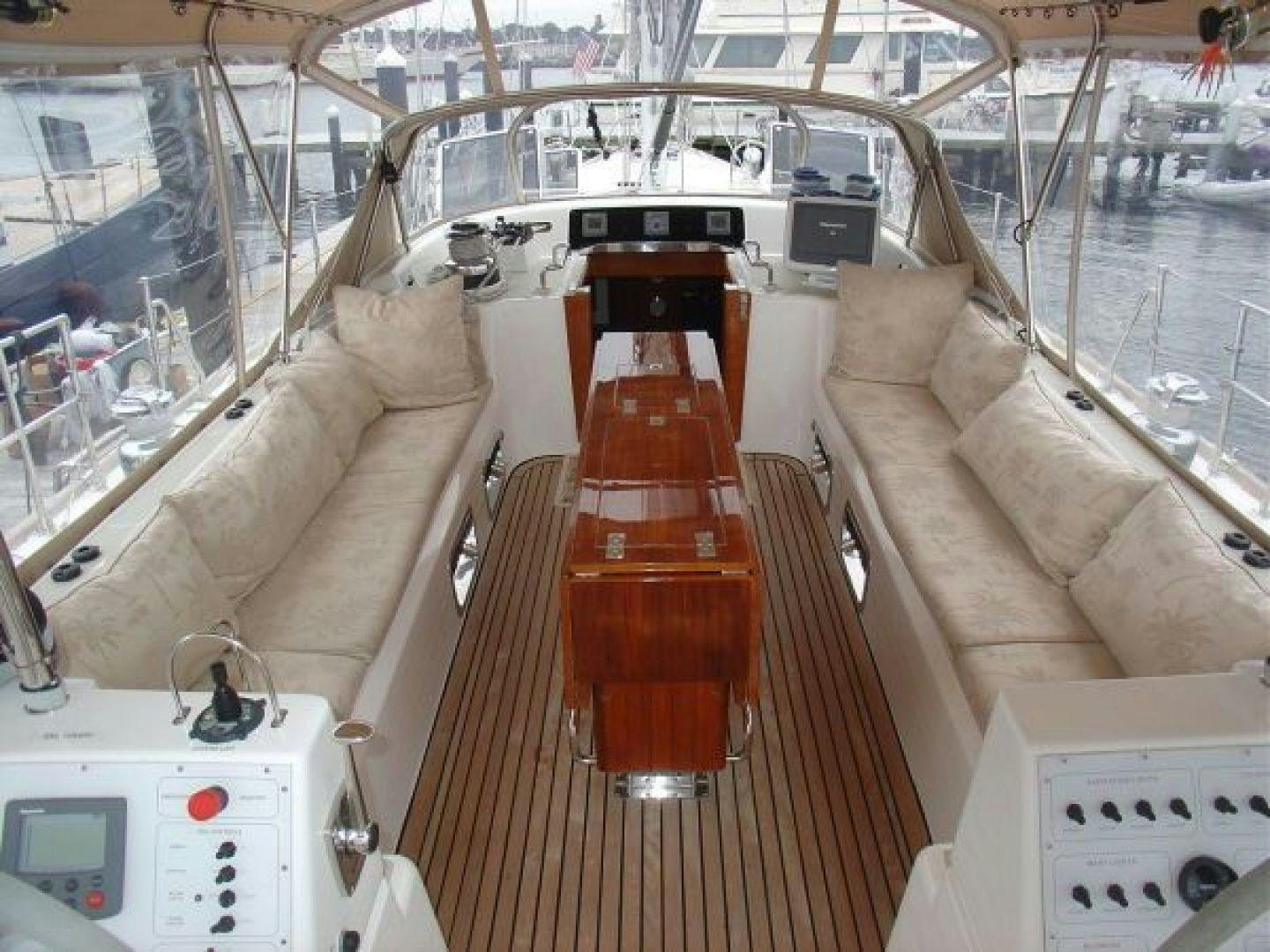 inside of a boat aboard amante Yacht for Sale
