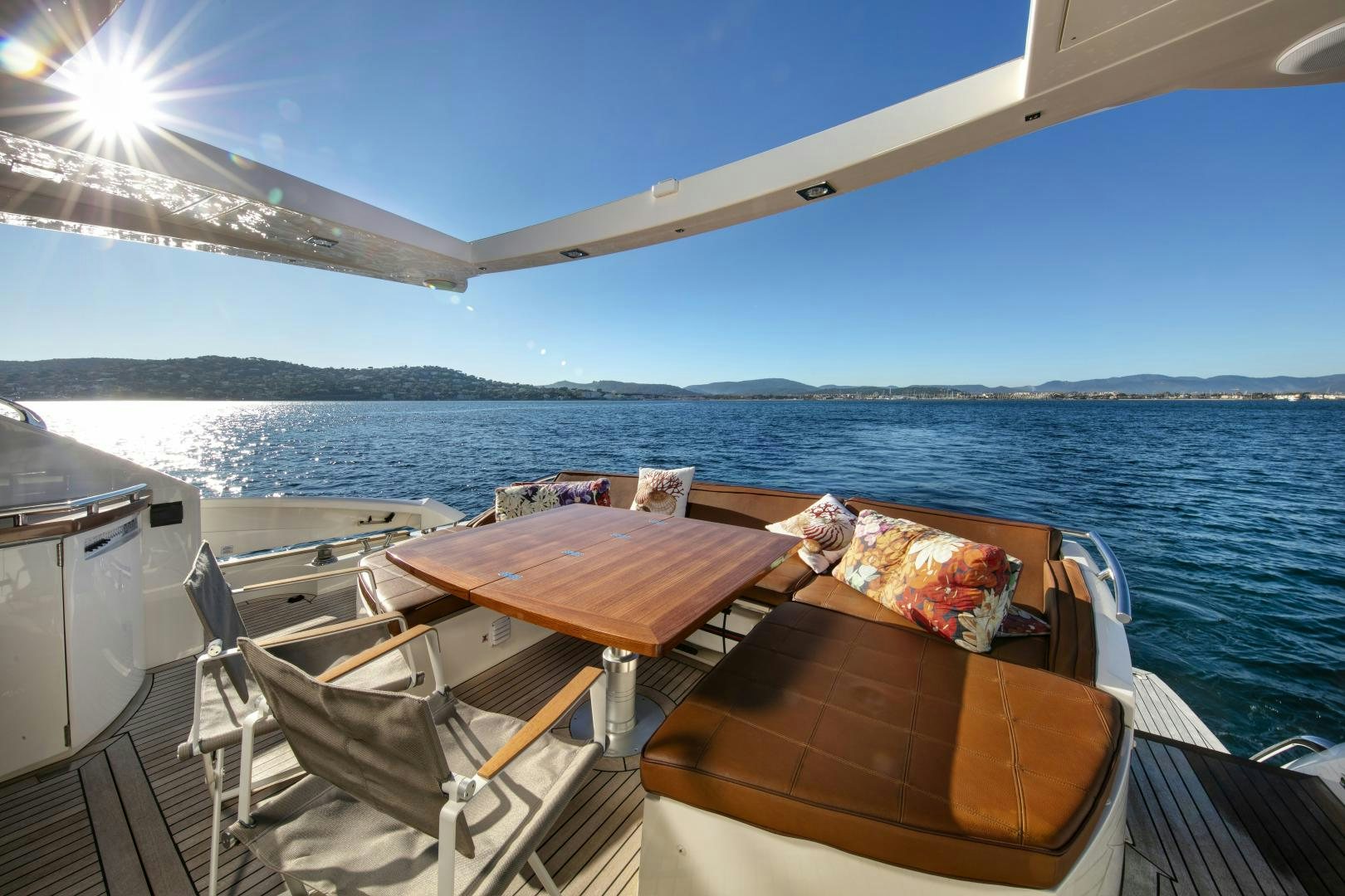 a boat on the water aboard OCEAN TIGER Yacht for Sale