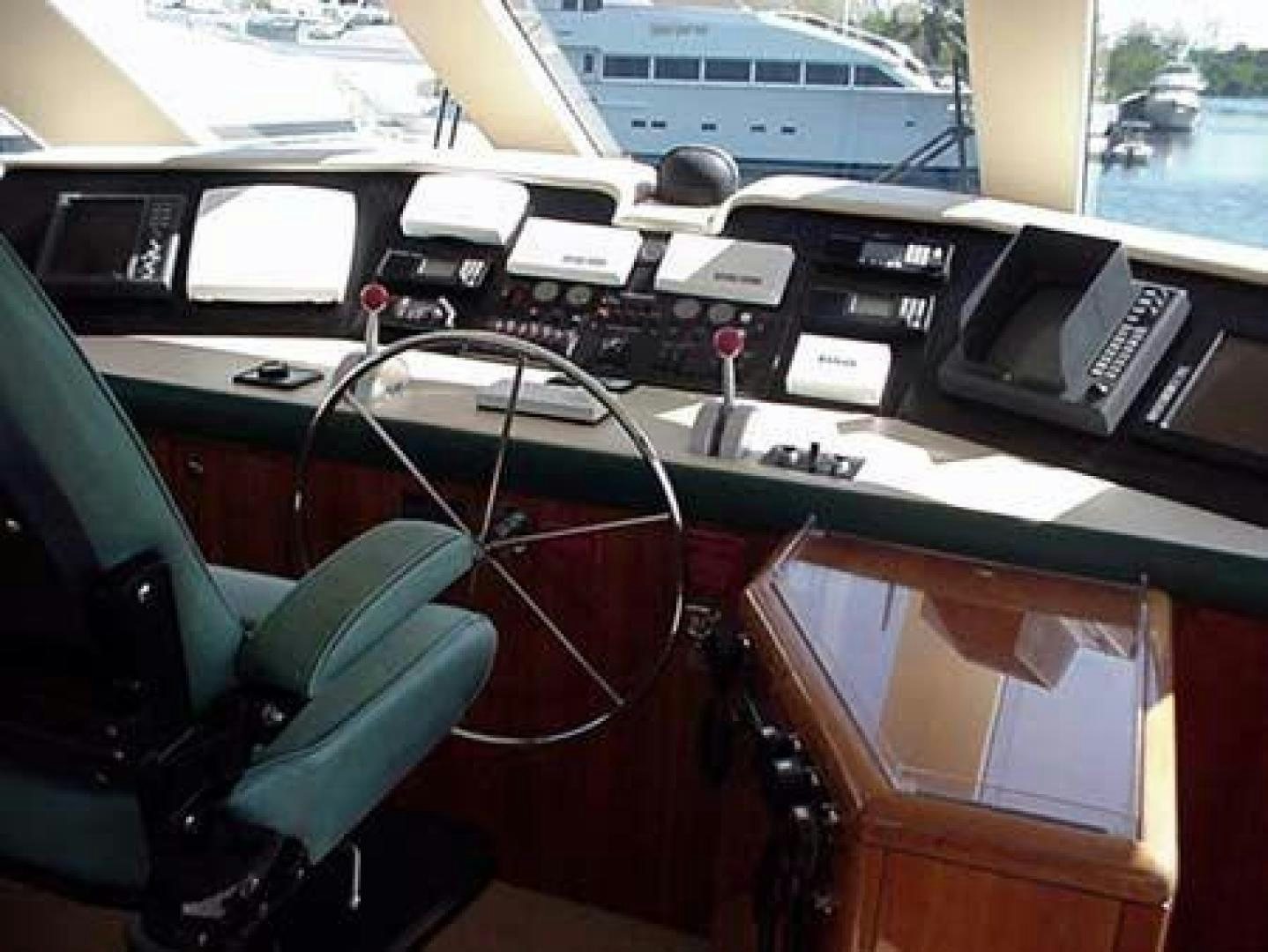 a room with many computers and other objects aboard SOLE RETREAT Yacht for Sale