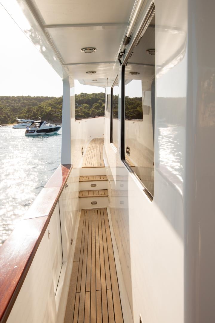 a boat on a body of water aboard MAXMARA Yacht for Sale