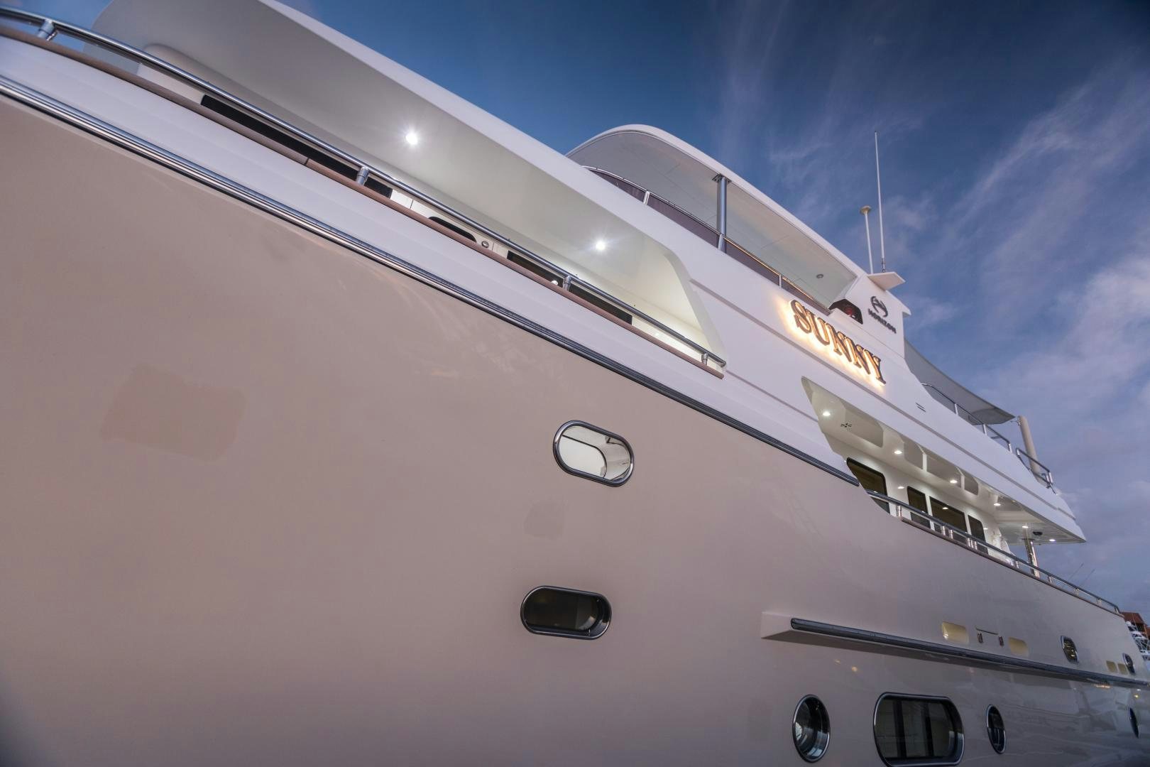 a close-up of a space shuttle aboard SUNNY Yacht for Sale
