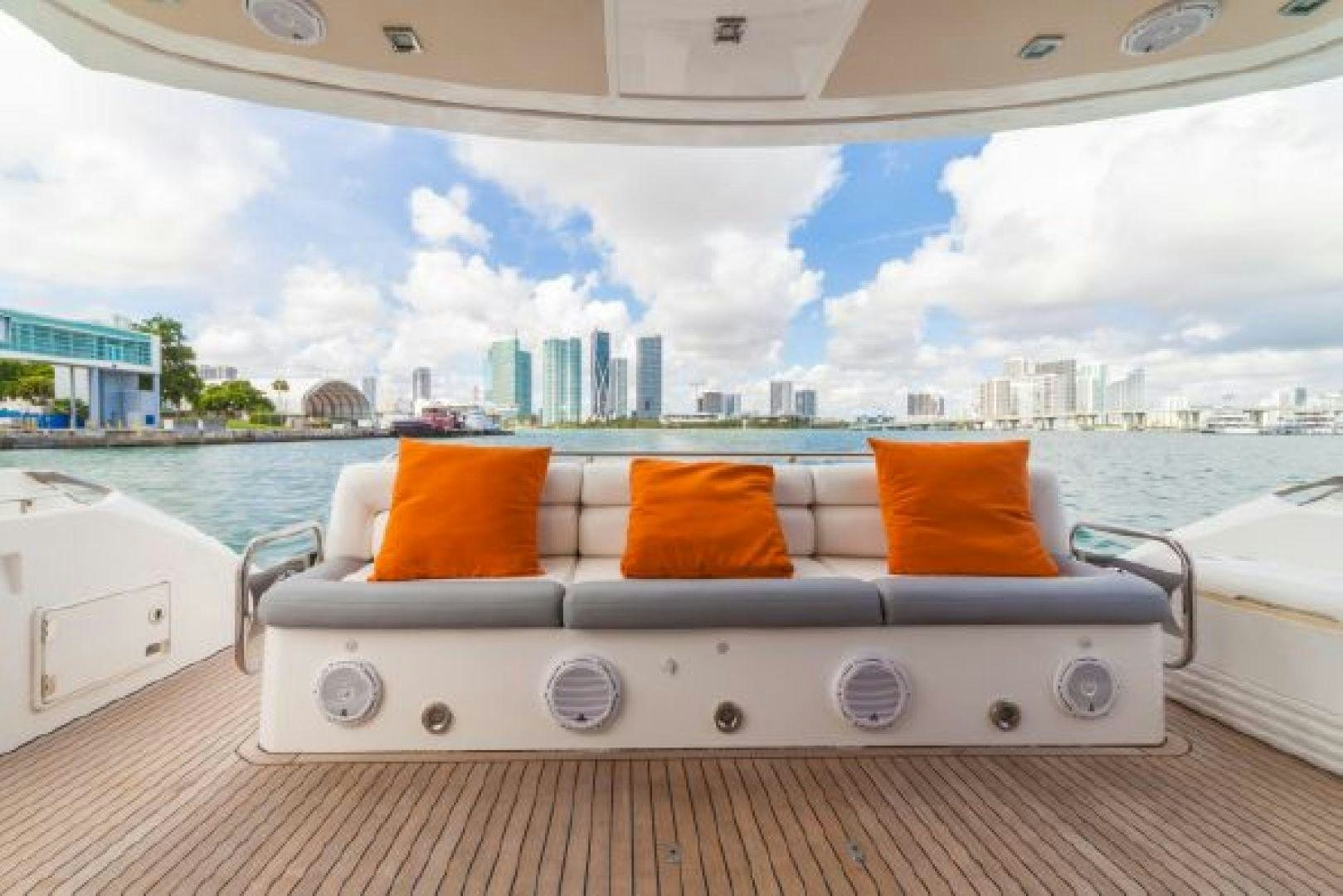 a boat on the water aboard MANCUSA Yacht for Sale