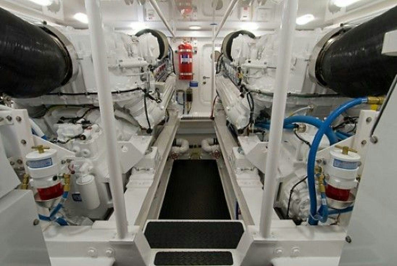 a large white machine with many pipes aboard NO NAME 68 Yacht for Sale