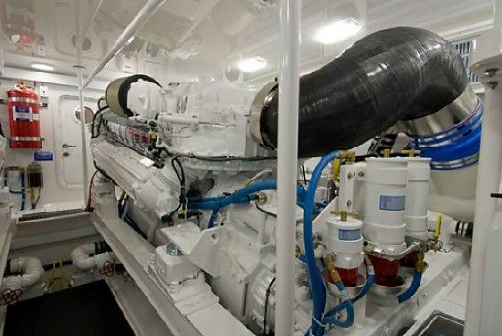 a large white machine with pipes aboard NO NAME 68 Yacht for Sale