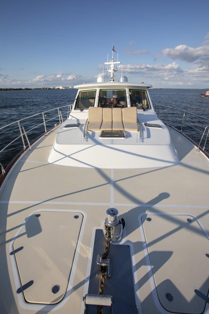 a boat on the water aboard DIAMANTE  Yacht for Sale