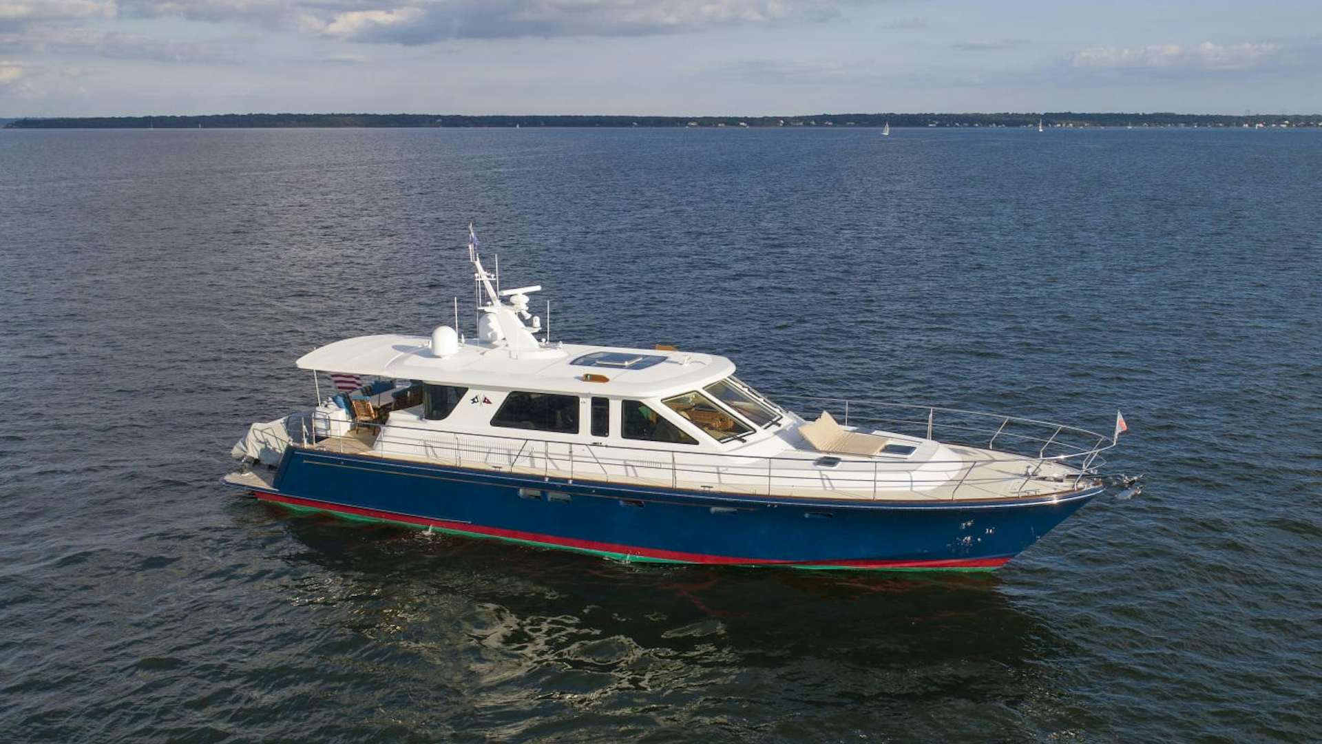 a boat in the water aboard DIAMANTE Yacht for Sale