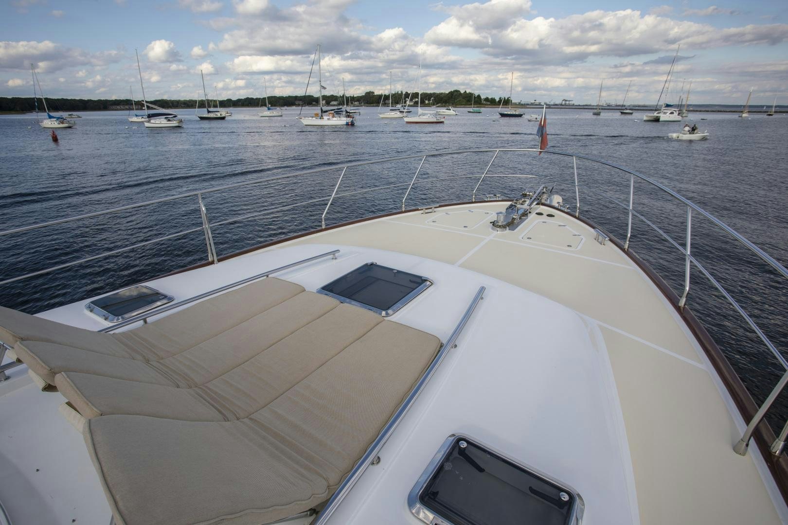 a boat on the water aboard DIAMANTE  Yacht for Sale