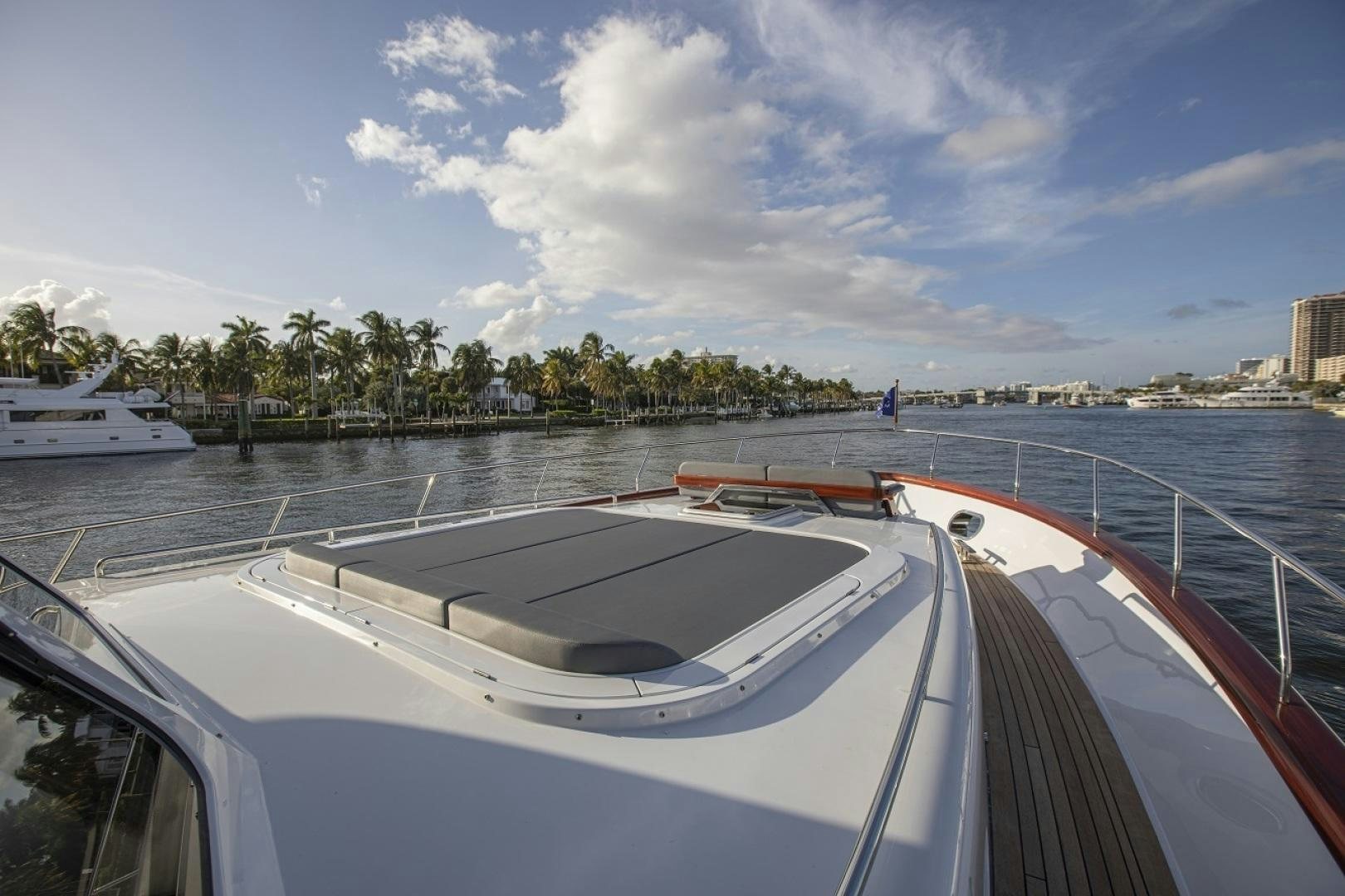 a boat on the water aboard 67 CRUISER Yacht for Sale
