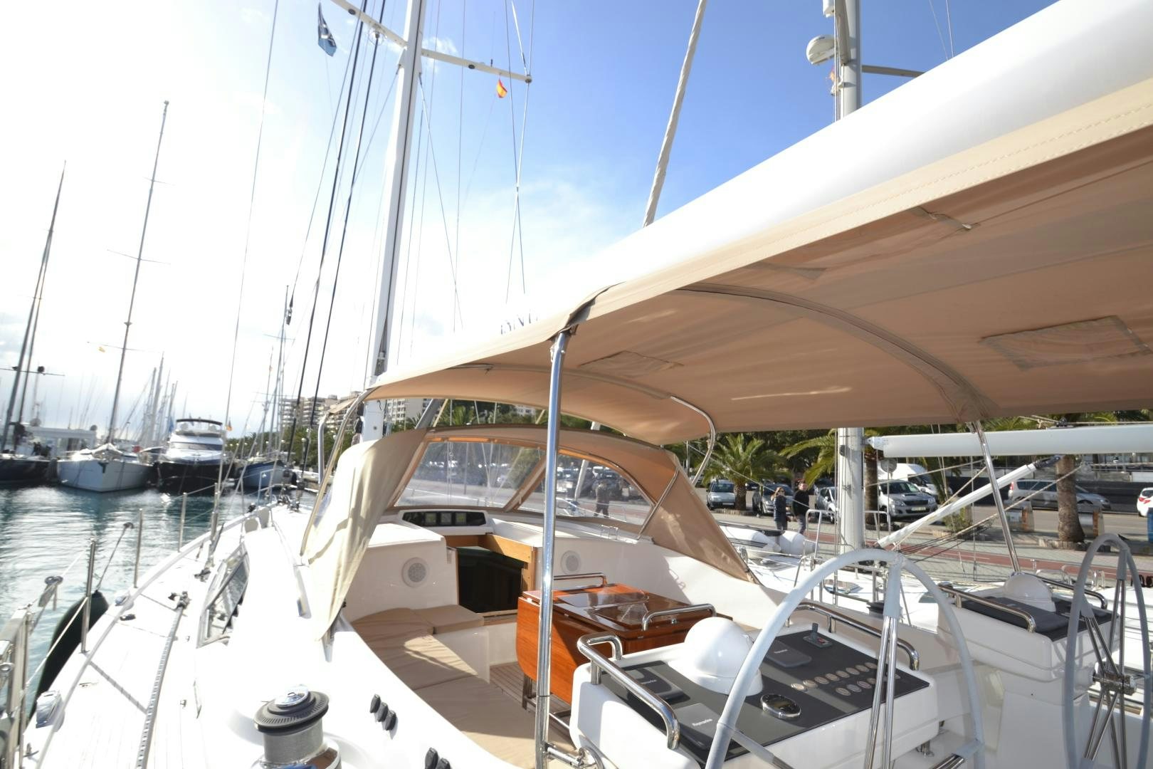 a boat on the water aboard isnl Yacht for Sale