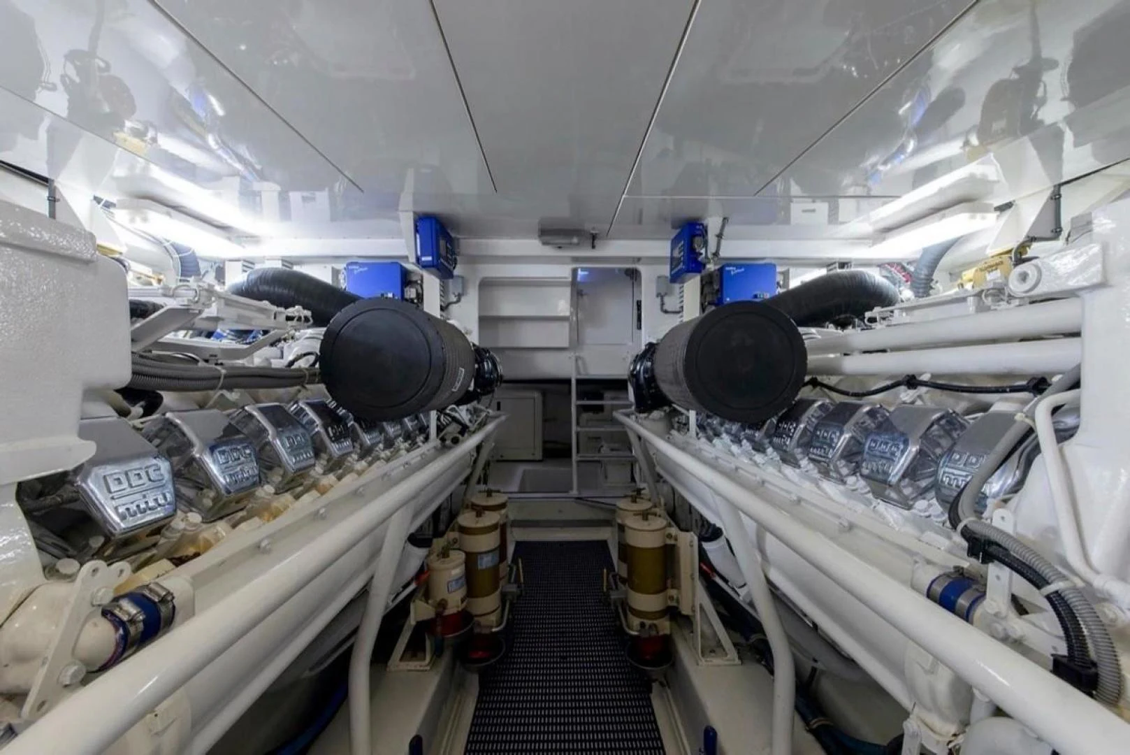 a room with several machines aboard BOUKI Yacht for Sale