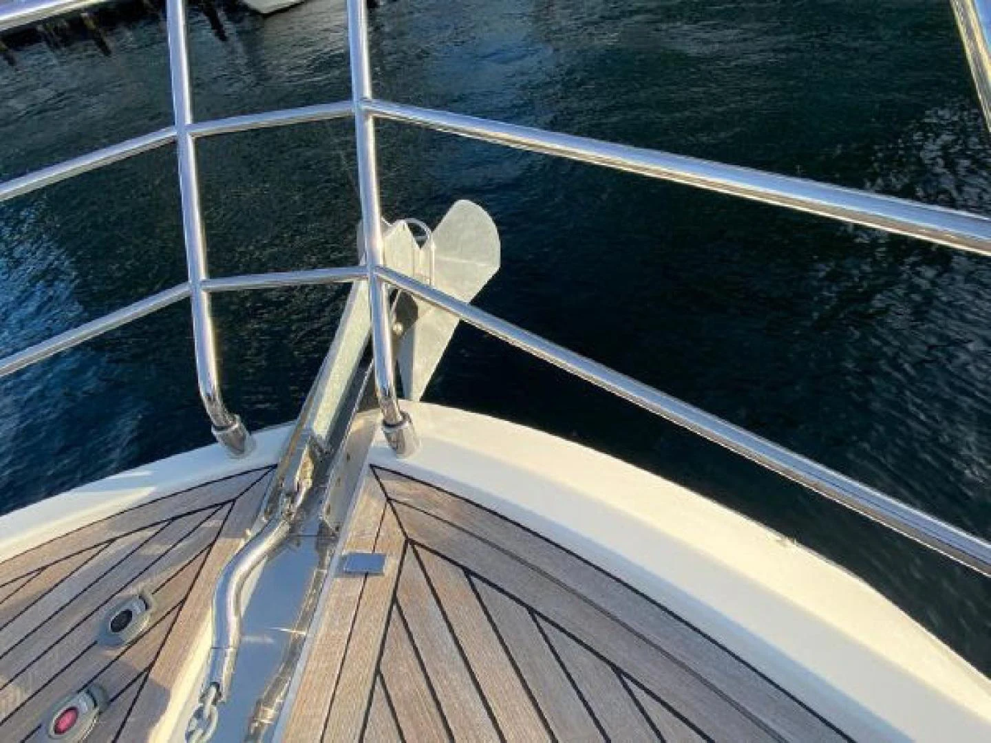 a boat on the water aboard THE ONLY BLUE 66 FLY Yacht for Sale