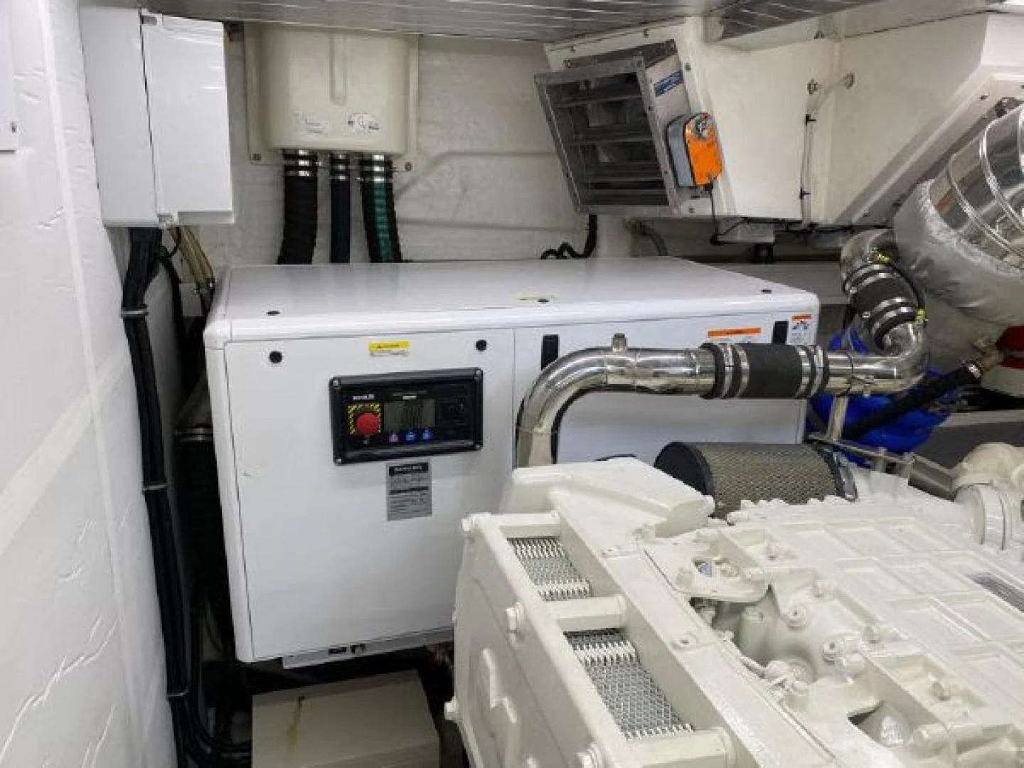 a close-up of a machine aboard THE ONLY BLUE 66 FLY Yacht for Sale