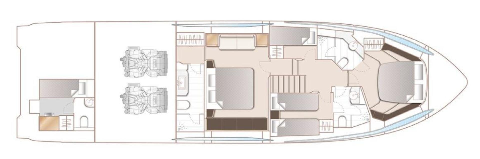 diagram aboard Namaste Yacht for Sale