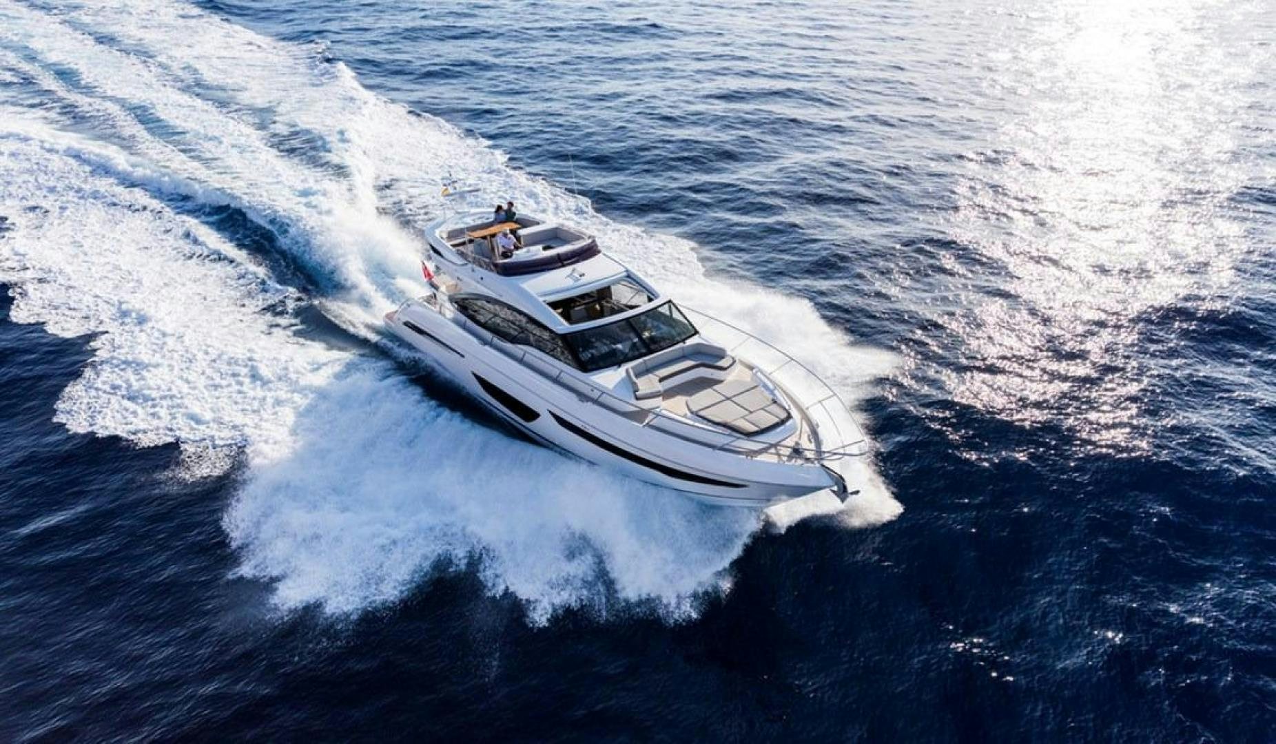 a boat on the water aboard Namaste Yacht for Sale