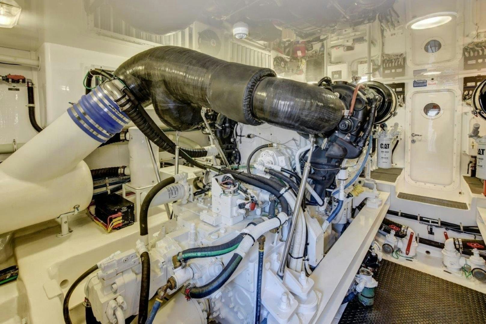 a close-up of a machine aboard KICK'N Yacht for Sale