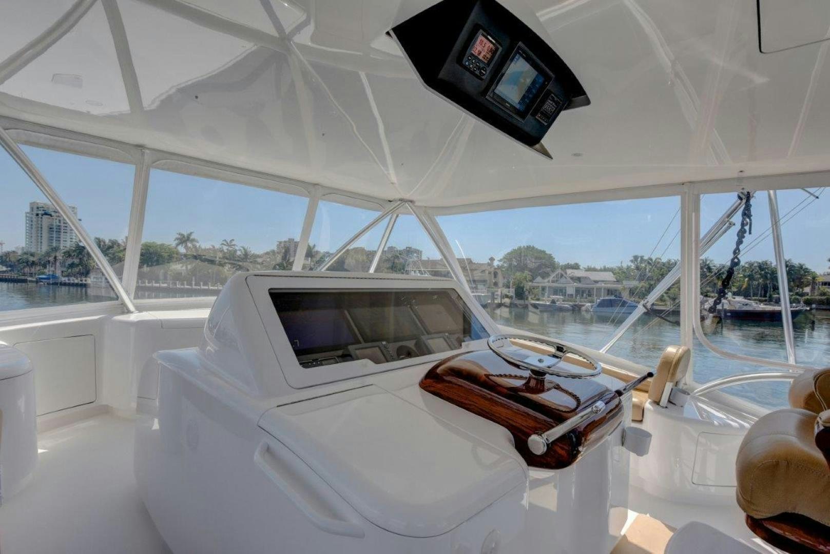 a boat with a laptop on it aboard KICK'N Yacht for Sale