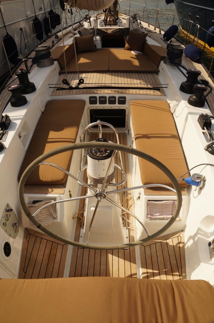 a model of a space ship aboard kings legend Yacht for Sale