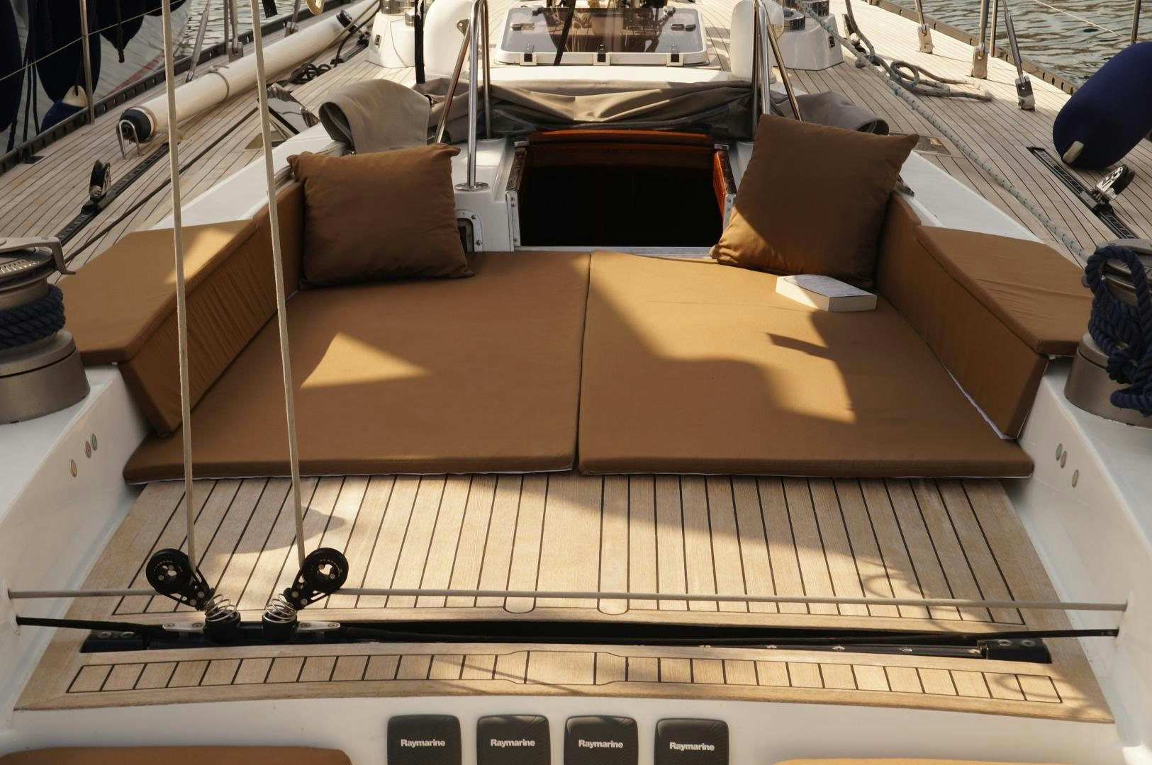 a model of a boat aboard kings legend Yacht for Sale
