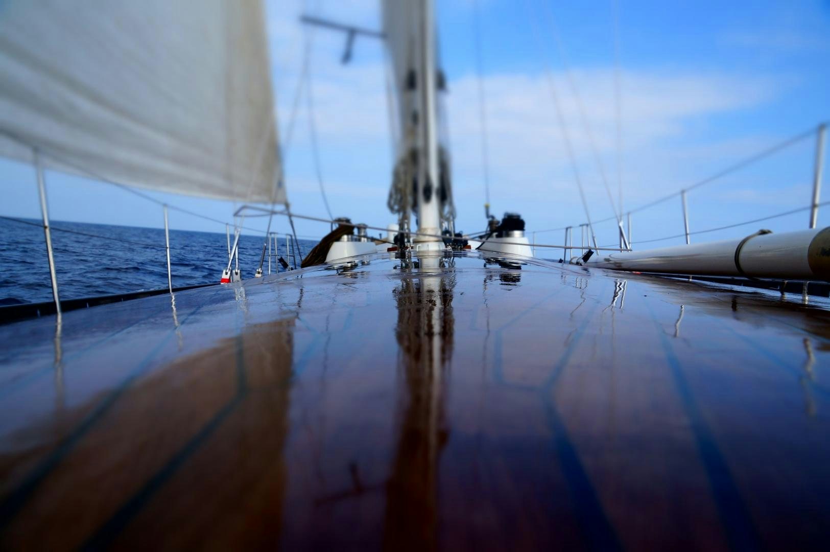 a sailboat on the water aboard kings legend Yacht for Sale