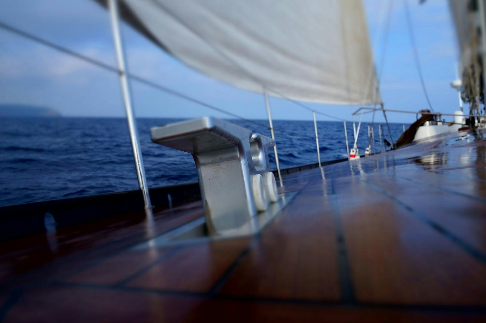 a boat on the water aboard kings legend Yacht for Sale