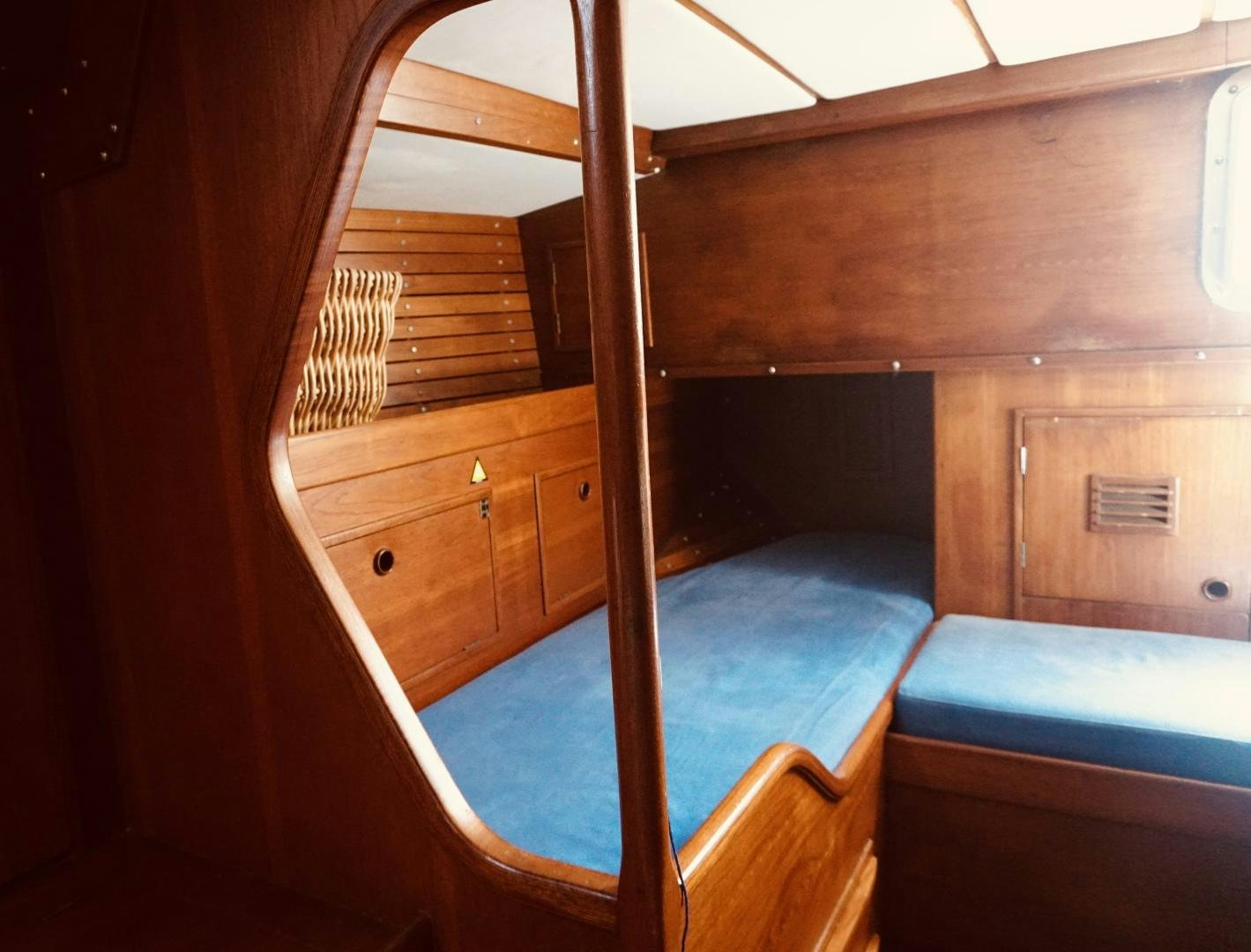 a room with bunk beds aboard kings legend Yacht for Sale