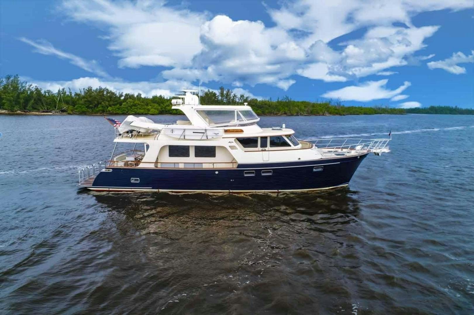 a boat on the water aboard MEGUSTA Yacht for Sale