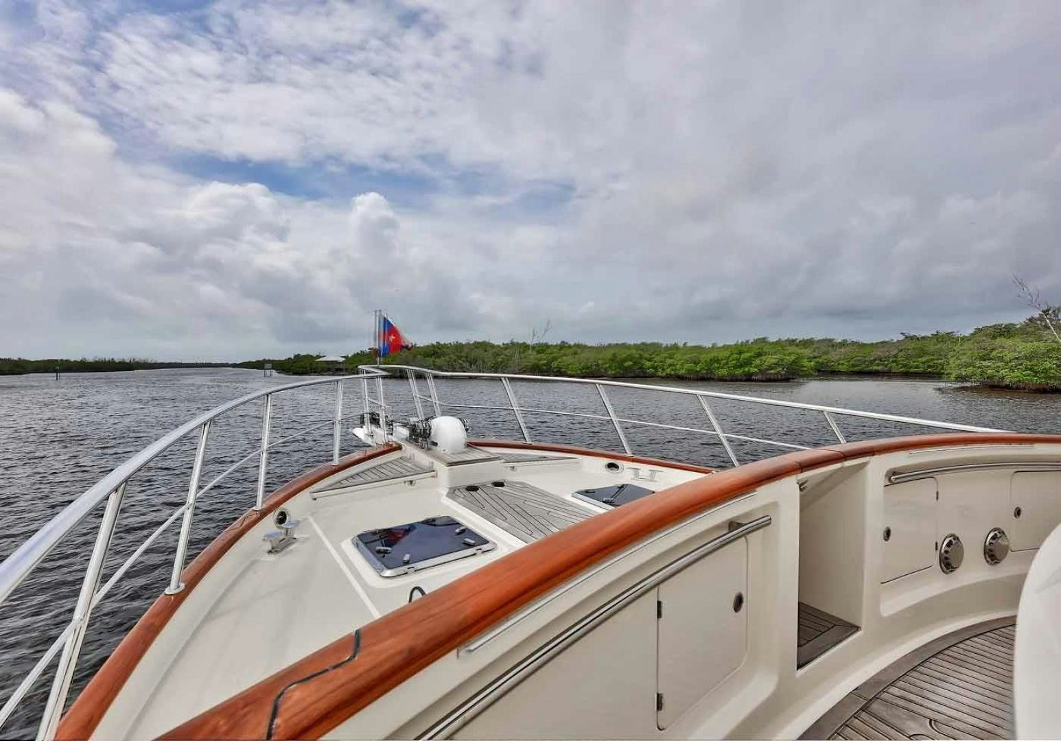 a boat on the water aboard MEGUSTA Yacht for Sale
