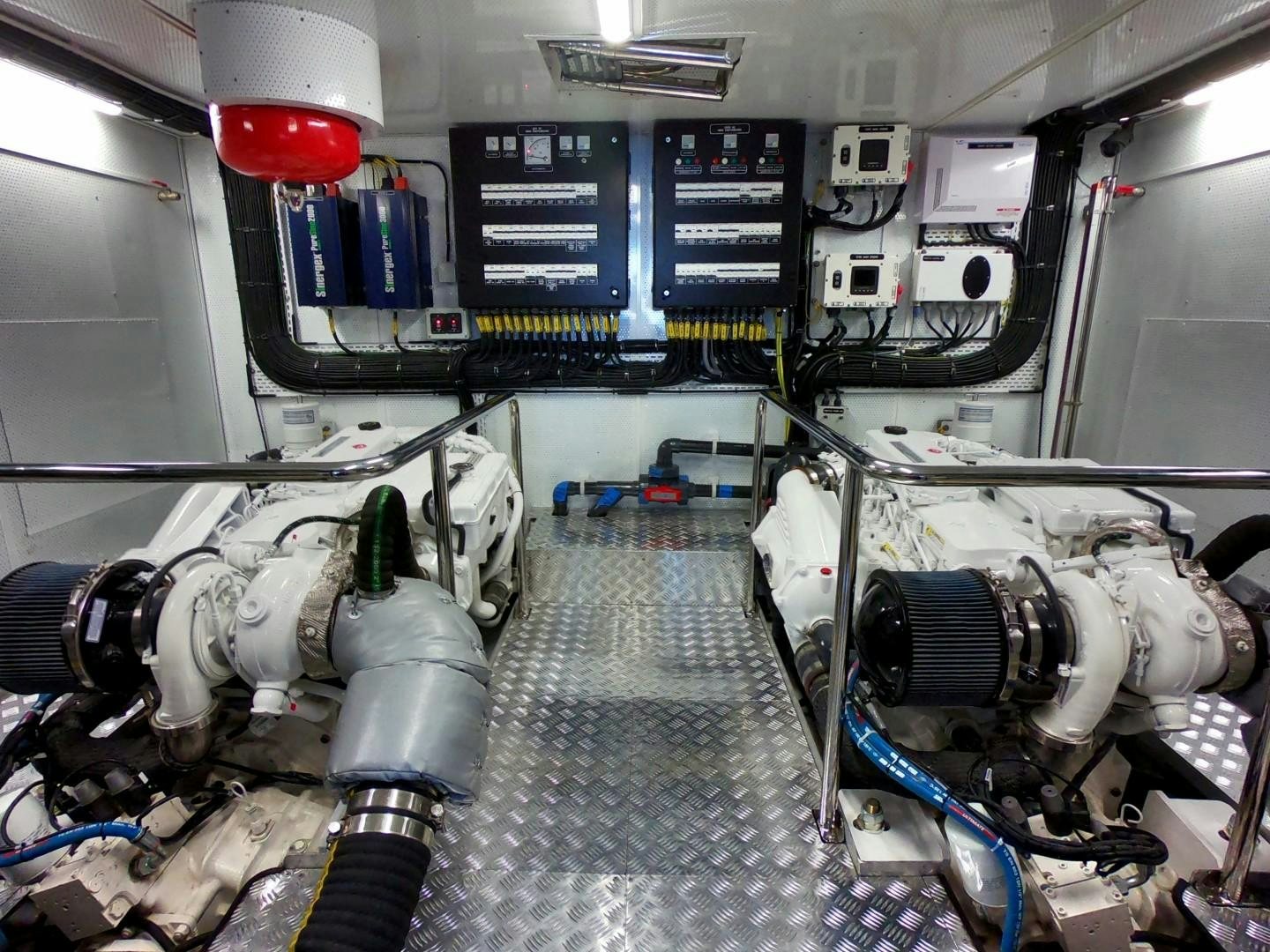 a close-up of a machine aboard MUZO'S 20 Yacht for Sale