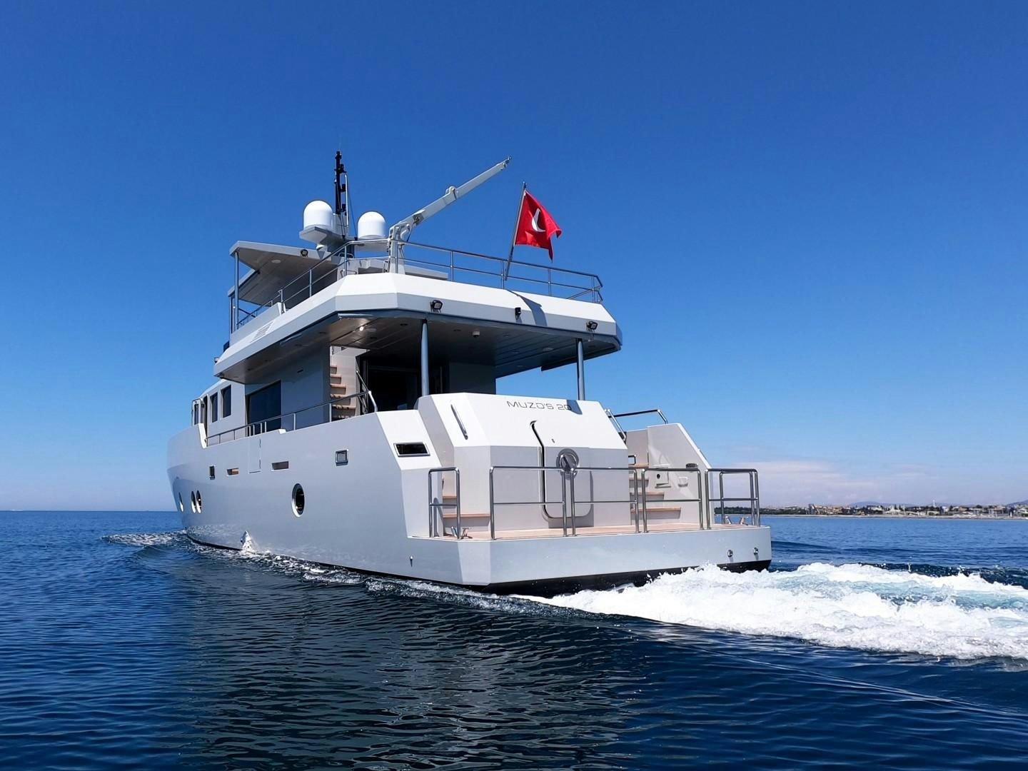 a boat on the water aboard MUZO'S 20 Yacht for Sale