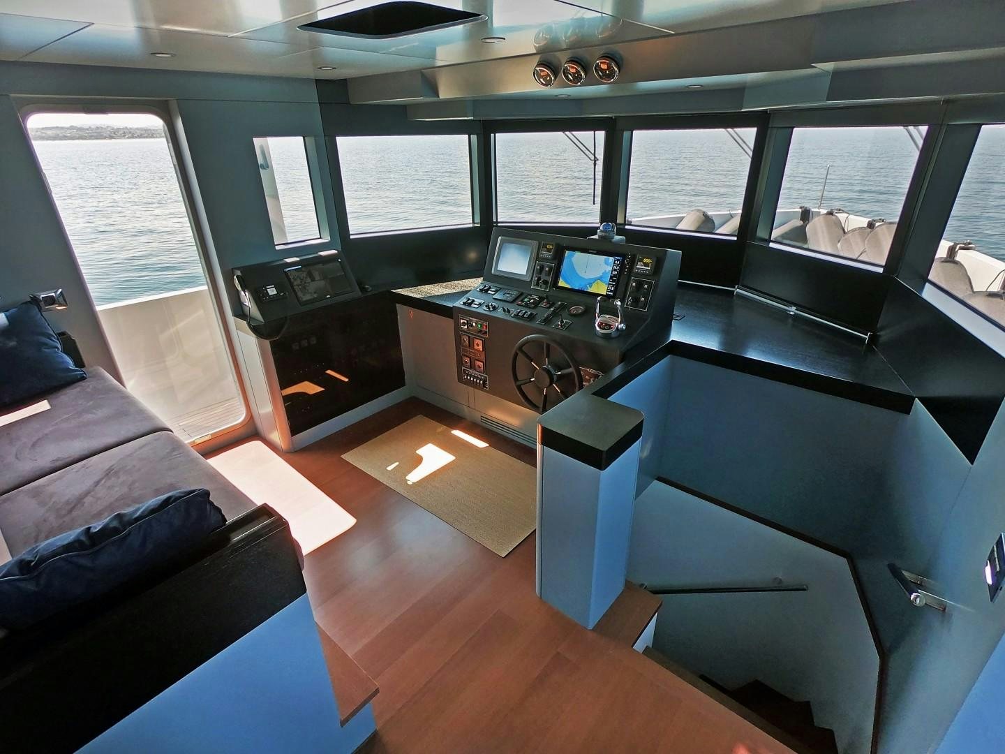 inside of a vehicle aboard MUZO'S 20 Yacht for Sale