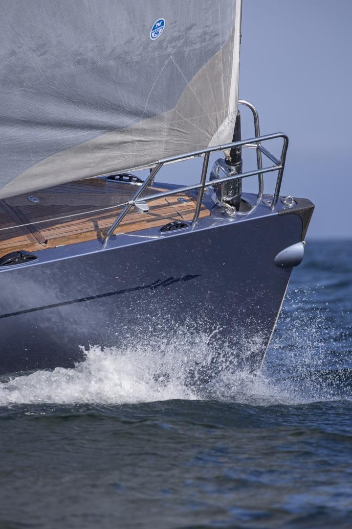 a boat on the water aboard prevail Yacht for Sale