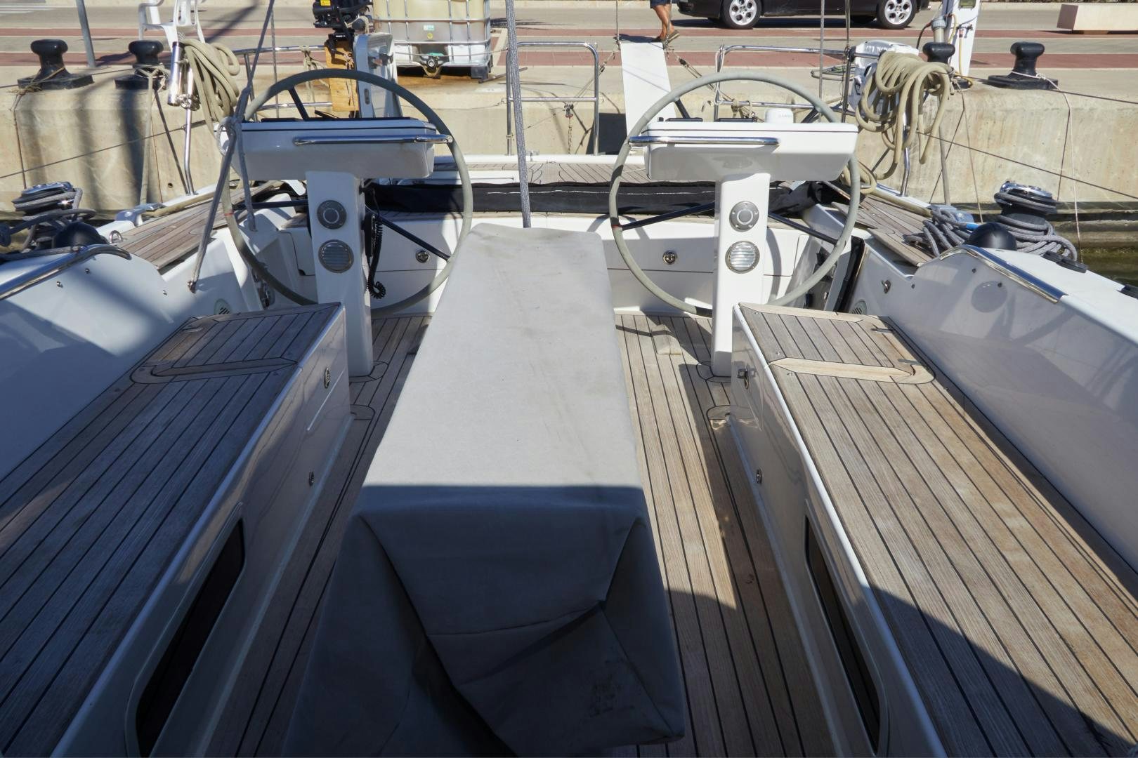 a deck of a boat aboard SPIRIT OF ALTAIR Yacht for Sale