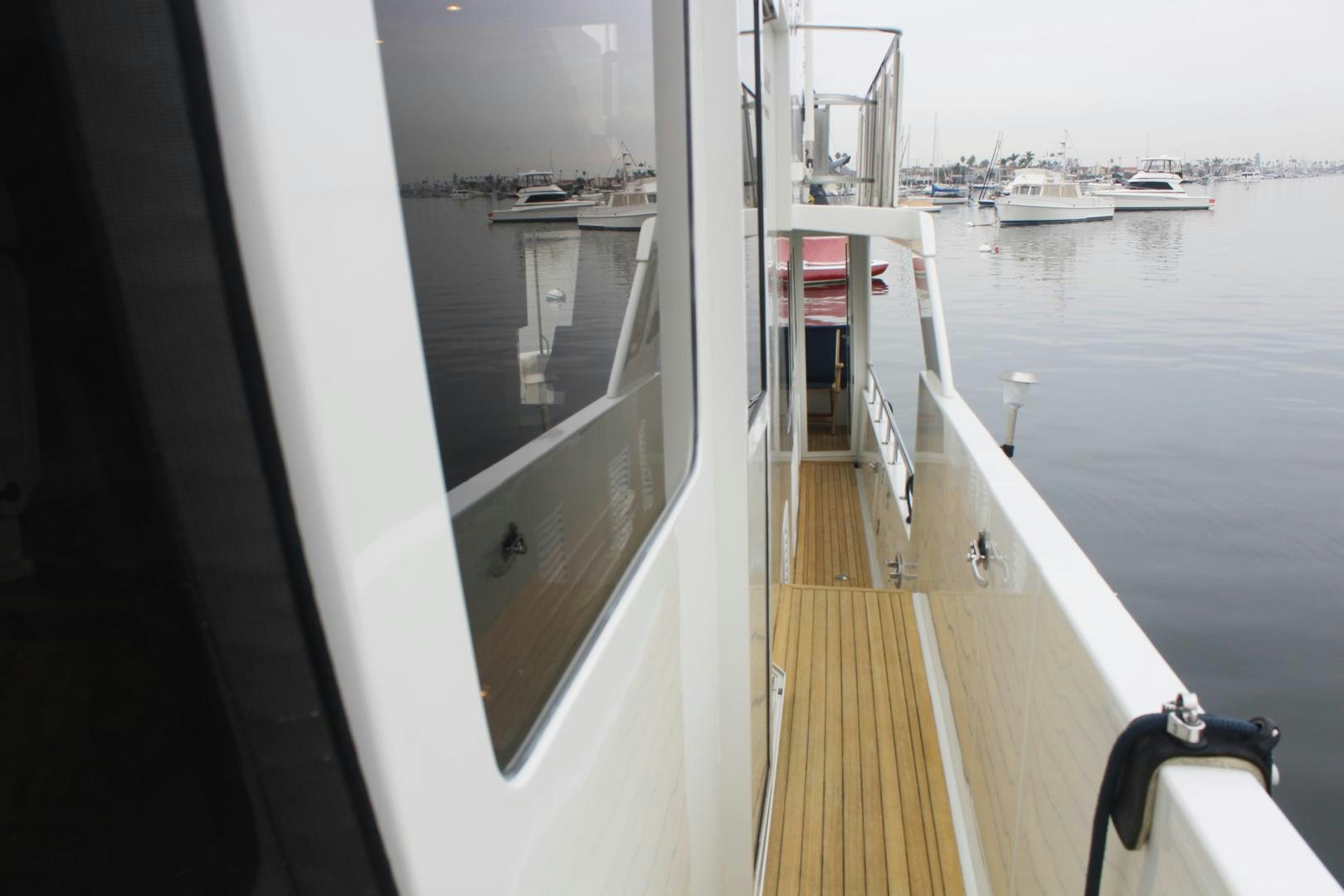 a view of a boat dock aboard LADY CYNTHIA Yacht for Sale
