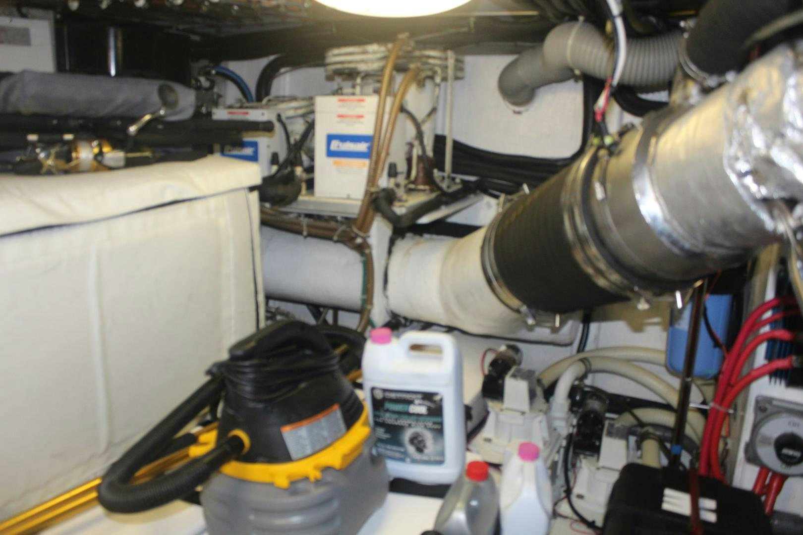 a machine in a room aboard LADY CYNTHIA Yacht for Sale