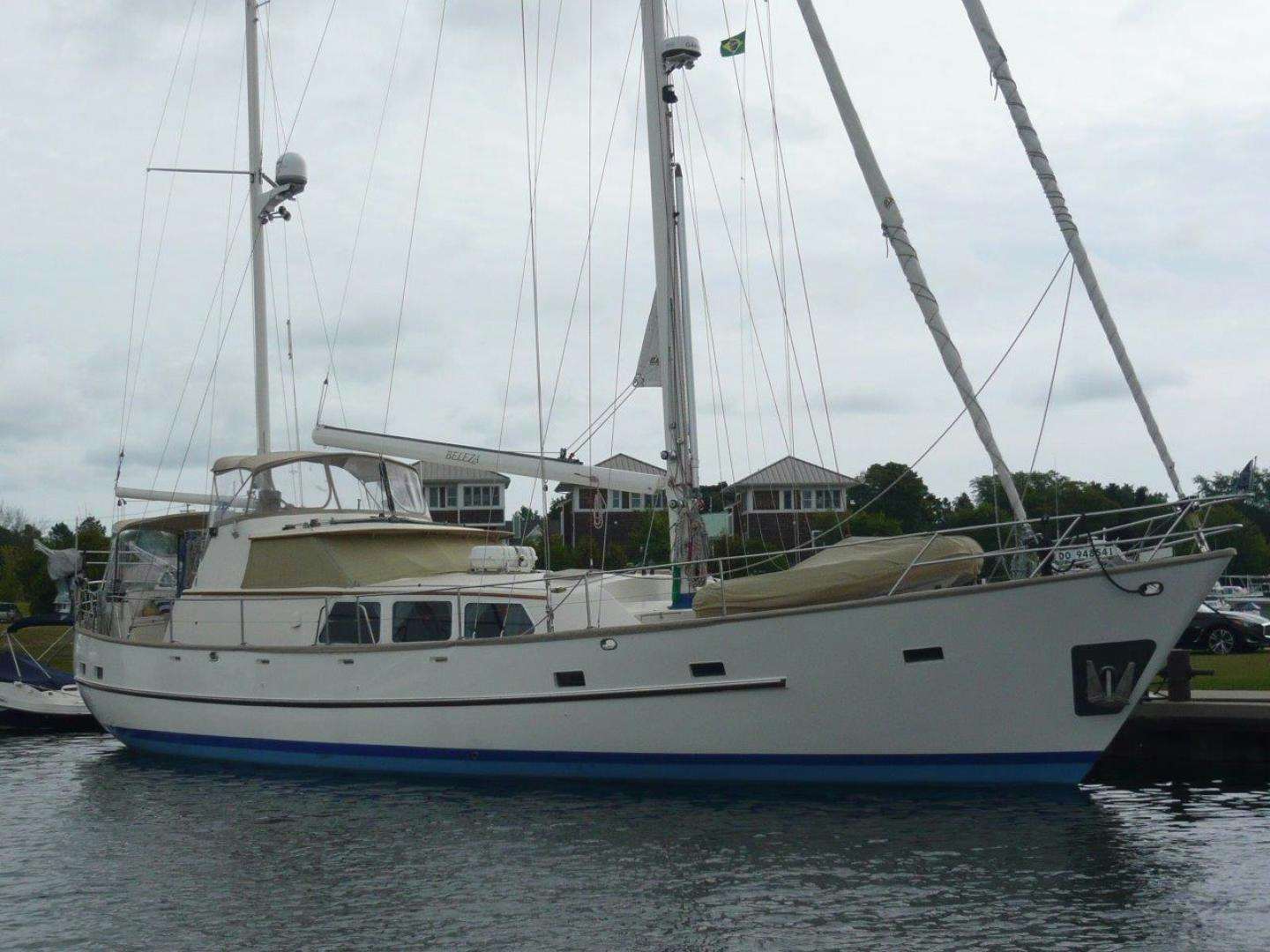 a boat in the water aboard BELEZA Yacht for Sale