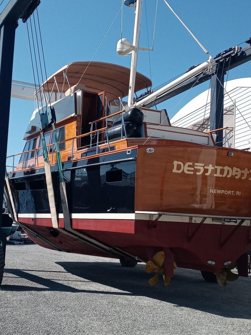 a boat on the water aboard DESTINATION Yacht for Sale