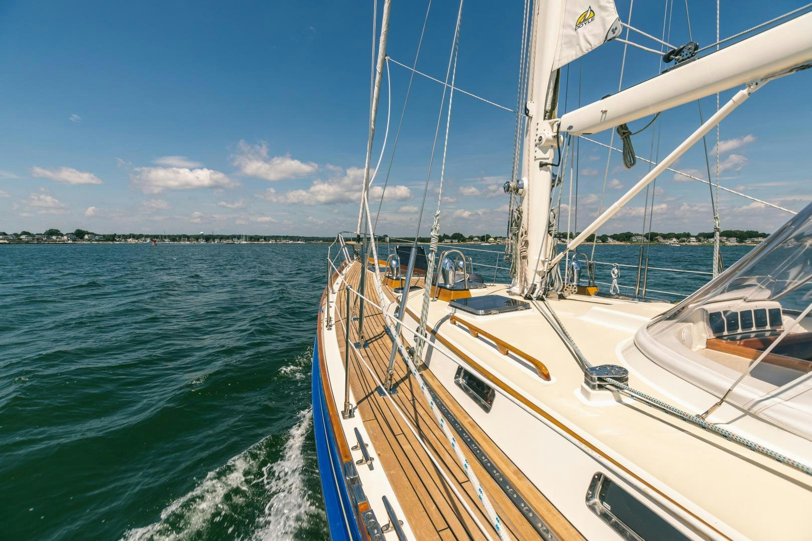 a boat on the water aboard SHOWTIME Yacht for Sale