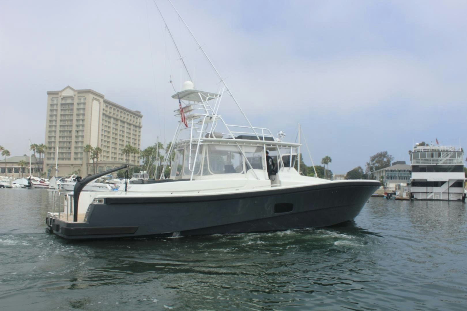 a boat in the water aboard FELINA Yacht for Sale