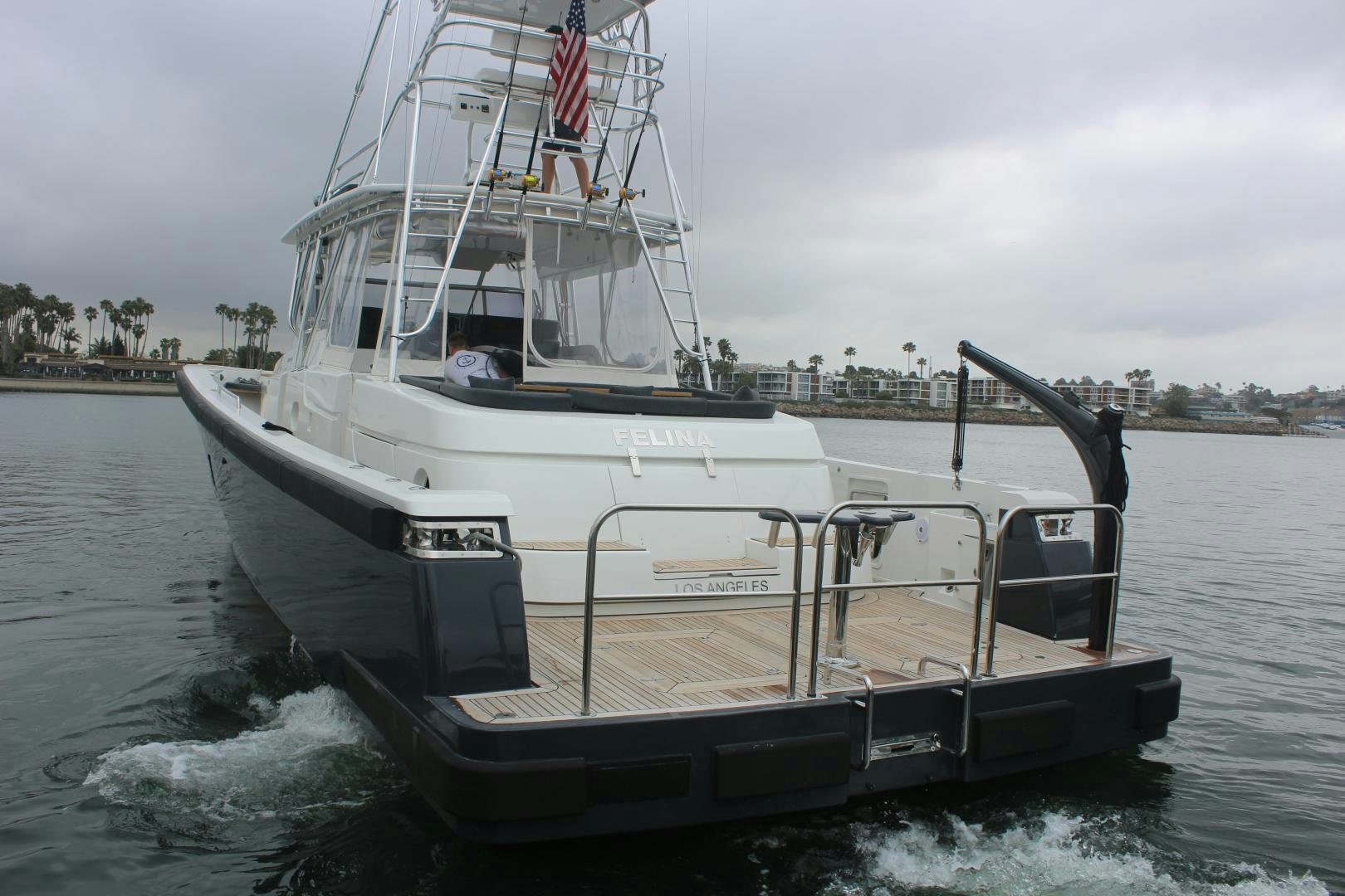 a boat on the water aboard FELINA Yacht for Sale