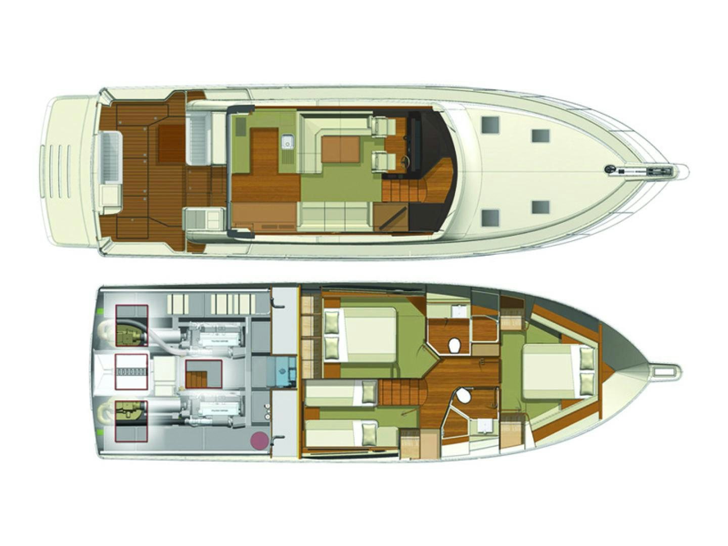 diagram aboard SURVIVOR Yacht for Sale