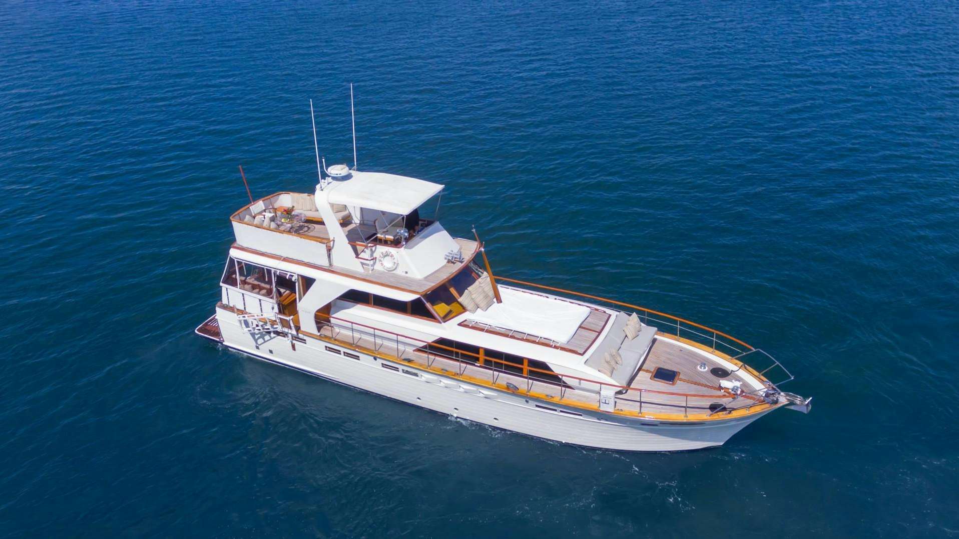 a boat in the water aboard PYRAT Yacht for Sale
