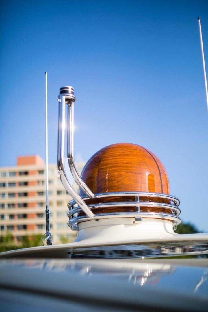 a water fountain with a water fountain aboard ALMOST HEAVEN Yacht for Sale