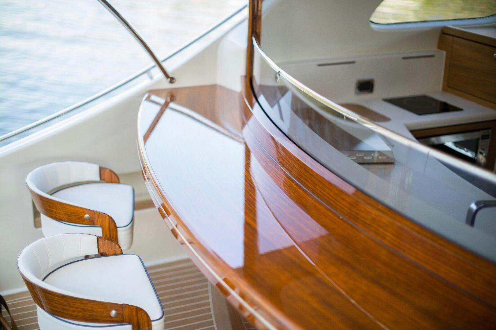a boat on a water body aboard ALMOST HEAVEN Yacht for Sale